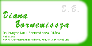 diana bornemissza business card